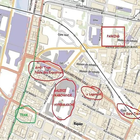 F4 6 Couchages Terrasse Proche Centre * Nice